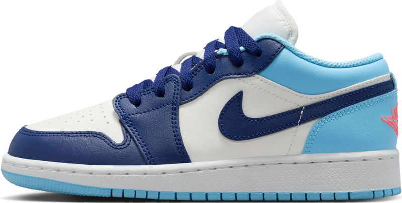 Jordan - Aj1 Low - Kindersneakers - Wit - Leer
