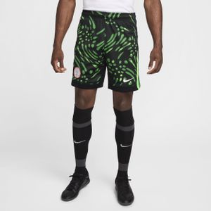 Nigeria 2024 Stadium Uit Nike Dri-FIT replica voetbalshorts voor heren - Zwart