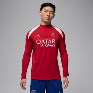 Paris Saint-Germain Strike Vierde Jordan Dri-FIT knit voetbaltrainingstop voor heren - Rood