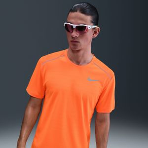 Nike - Miler - Hardlooptop - Groen - Korte Mouwen