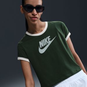 Nike Ringer T-shirt met graphic voor dames - Groen