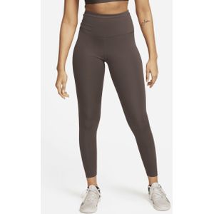 Nike One Legging met hoge taille voor dames - Bruin