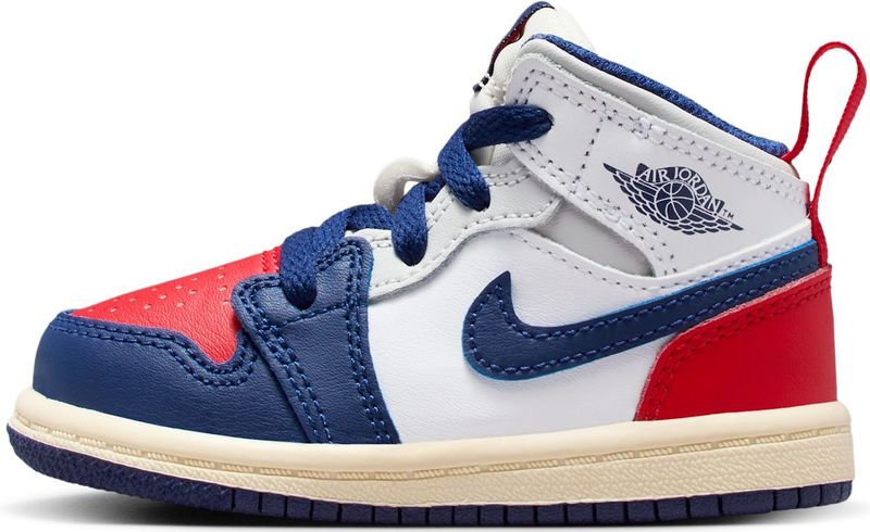 Jordan - Aj1 Mid - Babyschoenen - Wit