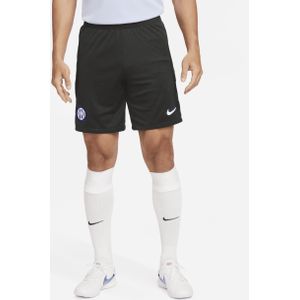 Inter Milan Strike Nike Dri-FIT knit voetbalshorts voor heren - Zwart