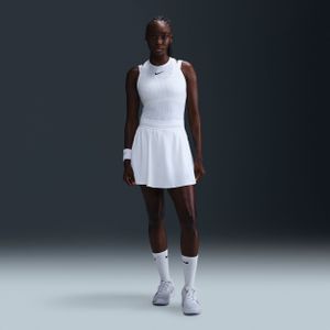NikeCourt Ace Advantage Dri-FIT tennisrok - Wit
