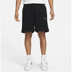 Nike Sportswear Swoosh herenshorts met mesh - Zwart