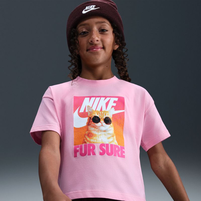 Nike T-shirt voor meisjes - Roze
