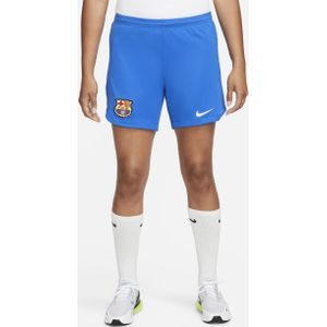 FC Barcelona 2023/24 Stadium Uit Nike Dri-FIT voetbalshorts voor dames - Blauw