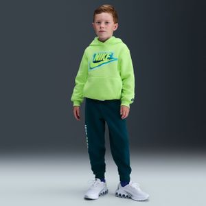 Nike Glow With Me tweedelige hoodieset van lichte fleece voor kleuters - Blauw