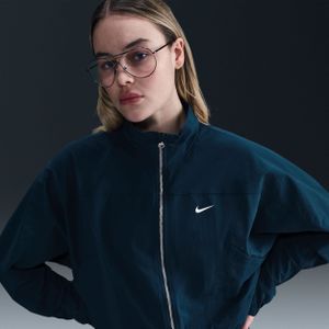 Nike Sportswear Everything Wovens oversized Repel damesjack met uv-bescherming - Blauw