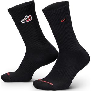 Nike Air Max 90 Everyday Plus crew sokken met demping (1 paar) - Zwart