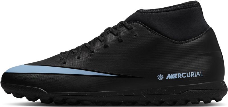 Nike Mercurial Superfly 10 Club high top voetbalschoenen (turf) - Zwart