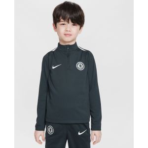 Chelsea FC Academy Pro Nike Dri-FIT voetbaltrainingstop voor kleuters - Groen