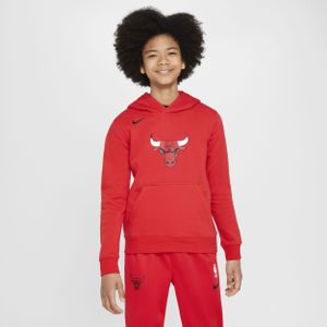 Chicago Bulls Club Nike NBA-fleecehoodie voor kids - Rood