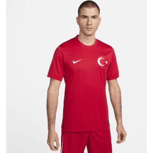 Turkije 2024/25 Stadium Uit Nike Dri-FIT replica voetbalshirt voor heren - Rood