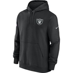 Las Vegas Raiders Sideline Club Nike NFL-hoodie voor heren - Zwart