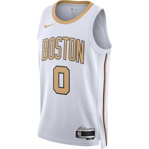 Jayson Tatum Boston Celtics City Edition Nike NBA Swingman jersey voor heren - Wit