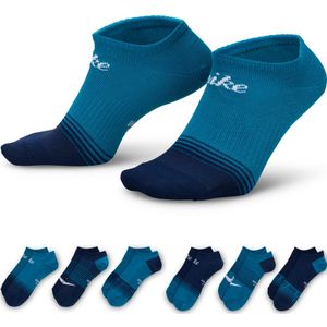 Nike Everyday lichte no-show sokken (6 paar) - Meerkleurig