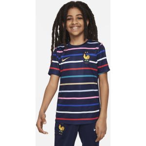 FFF Academy Pro Thuis Nike Dri-FIT warming-upvoetbaltop voor kids - Blauw