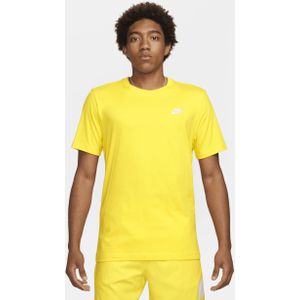 Nike Sportswear Club T-shirt voor heren - Geel