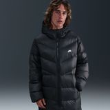 Nike Sportswear Winterjas 'WINDRUNNER STMNT'  zwart / wit
