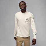 Jordan - Pocket Long Sleeve T-Shirt - Wit - Heren