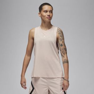 Jordan Sport tanktop met ruitdetail voor dames - Bruin