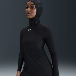 Nike Swim Victory damesset met legging en tuniek met lange mouwen - Zwart
