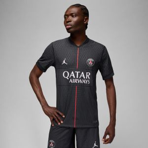 Paris Saint-Germain 2025/26 Match Vierde Jordan Dri-FIT ADV authentieke voetbalshirt voor heren - Zwart