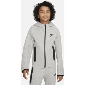 Nike Sportswear Tech Fleece Hoodie met rits voor jongens - Grijs