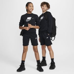 Nike Sportswear Club Fleece trainingspak met shorts voor kids - Zwart