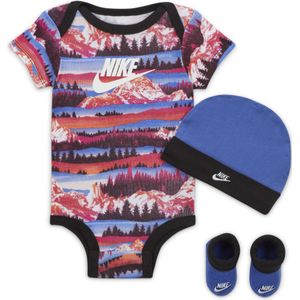 Nike Snow Day 3-Piece Boxed driedelige rompertjesset voor baby's - Paars