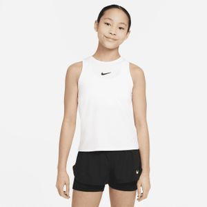 Nike Victory Dri-FIT tennistanktop voor meisjes - Wit