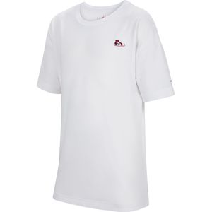 Air Jordan 1 T-shirt met patch voor kids - Wit