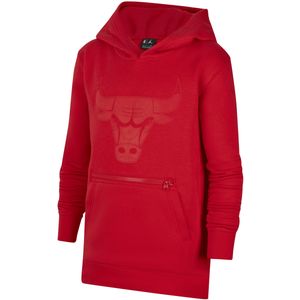 Chicago Bulls Courtside Statement Edition Jordan NBA-hoodie van fleece voor kids - Rood