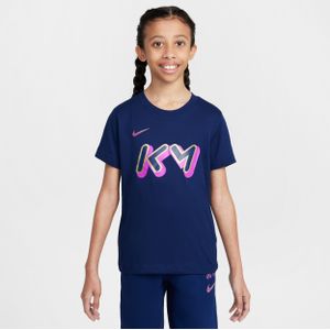 Kylian Mbappé Dri-FIT T-shirt voor kids - Blauw