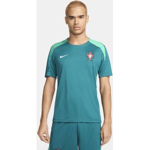 Portugal Strike Nike Dri-FIT knit voetbaltop met korte mouwen voor heren - Groen