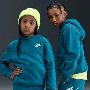 Nike - Sportswear Club Fleece Hoodie - Blauw - Voor Kids