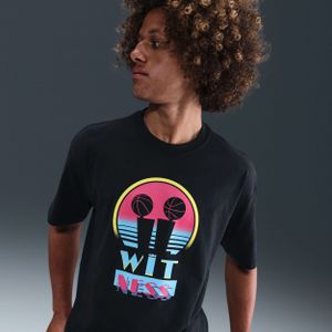 LeBron 'Miami Twice' Max90 basketbalshirt voor heren - Zwart