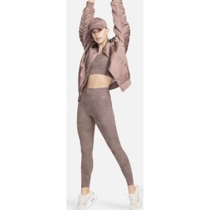 Nike Zenvy Tie-Dye 7/8-legging met hoge taille en lichte ondersteuning voor dames - Paars