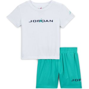 Jordan Baseline tweedelige set met mesh shorts voor baby's (12-24 maanden) - Groen