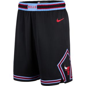 Chicago Bulls City Edition Swingman Nike NBA-herenshorts met Dri-FIT - Zwart