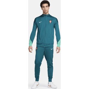 Portugal Strike Nike Dri-FIT knit voetbaltrainingspak met capuchon voor heren - Groen