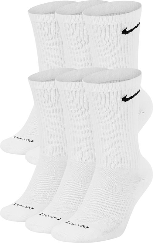 Nike - Everyday Plus Cushioned - Sportsokken - Wit - Dri-FIT - Ademend