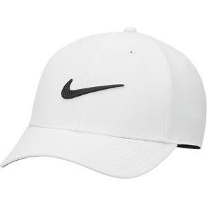 Nike Dri-FIT Club gestructureerde Swoosh pet - Grijs