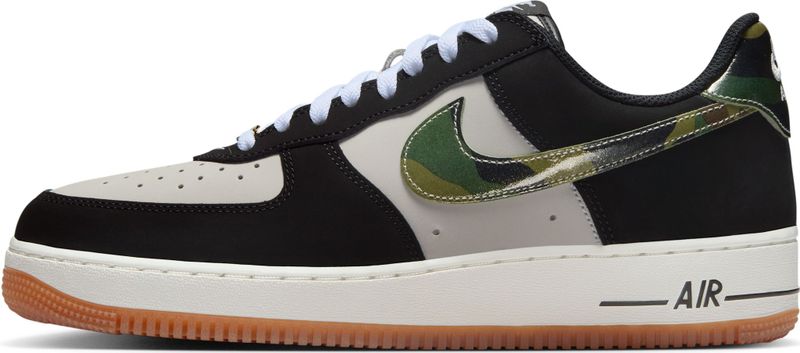 Nike - Air Force - Heren Schoenen - Zwart - Leer