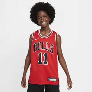 Chicago Bulls 2023/24 Icon Edition Nike Swingman NBA-jersey voor kids - Rood