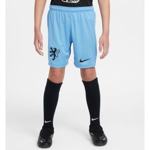 Nederland 2025/26 Stadium Uit Nike Dri-FIT replicavoetbalshorts voor kids - Blauw
