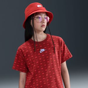Nike x LEGO® Collectie kort T-shirt voor meisjes - Rood