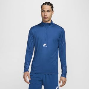 Nike Air Max Dri-FIT top met korte rits voor heren - Blauw